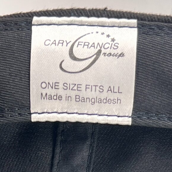 John Deere Strap Back Cap Hat Black Baseball Spell Out Tractor Farming Logo Mens - Picture 9 of 13